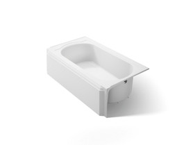 60" x 33-3/4" alcove bath, right drain