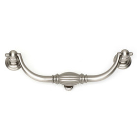 Tuscany A233-6-SN Bail Pull Traditional in Satin Nickel