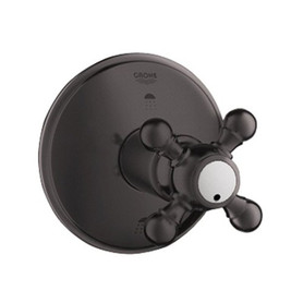3-Port Diverter Trim with Cross Handle in Oil Rubbed Bronze