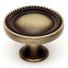 Regal A240-14-AEM Knob Transitional 1-1/4-in in Antique English Matte