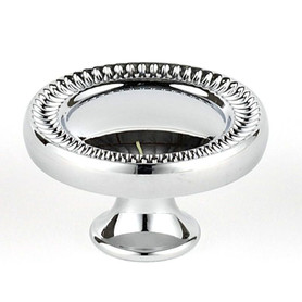 Regal A240-38-PC Knob Transitional 1-1/2-in in Polished Chrome