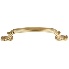 Ornate A3650-6-PB Pull Traditional in Polished Brass
