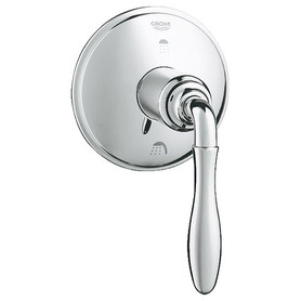 3-Port Trim with Lever Handle in Chrome