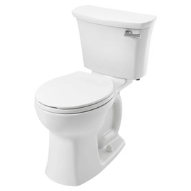 Edgemere(R) Two-Piece 1.28 gpf/4.8 Lpf Chair-Height Round-Front Right-Hand Trip Lever Toilet Less Seat