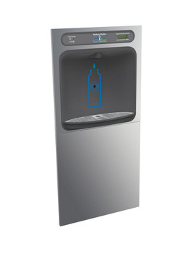 Hydroboost In-Wall Bottle Filling Station With Mounting Frame Filtered Non-Refrigerated Stainless