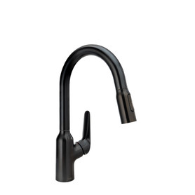 Focus N Prep Kitchen Faucet, 2-Spray Pull-Down, 1.75 Gpm in Brushed Black Chrome