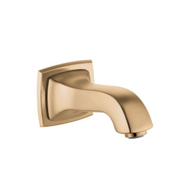 Metropol Classic Tub Spout in Brushed Bronze