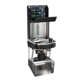 Pro Filtration Connected Bottle Filling Station & Single Ada Cooler Refrig Dbl Total Pfas* + Lead Reduction Bk