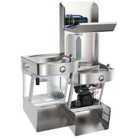 Pro Filtration Vandal-Resistant Connected Bottle Filling Station&Bilevel Ada Cooler Refrig Total Pfas*+Lead Rd Ss