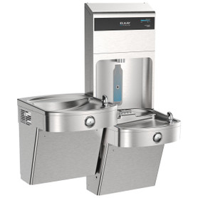 Pro Filtration Vandalresistant Connected Bottle Filling Station&Bilevel Ada Clr Refrig Dbl Total Pfas*+Lead Rd Ss