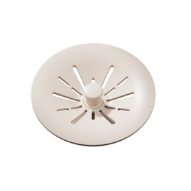 Quartz Perfect Drain 3-1/2" Removable Polymer Basket Strainer And Rubber Stopper Putty in Putty
