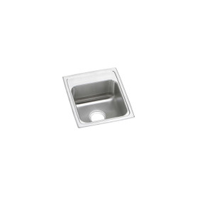 Celebrity Stainless Steel 15" X 17-1/2" X 7-1/8", 0-Hole Single Bowl Drop-In Bar Sink in Brushed Satin