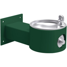 Outdoor Wall Mount Fountain Non-Filtered Non-Refrigerated Freeze Resistant Evergreen in Evergreen