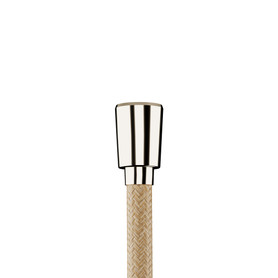 Designflex Textile Handshower Hose, 80" in Polished Gold Optic