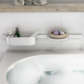 Wallstoris Storage Basket- Deep in Matte White