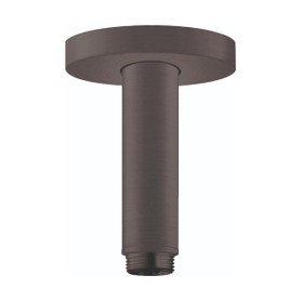 Raindance E Extension Pipe For Ceiling Mount in Brushed Black Chrome