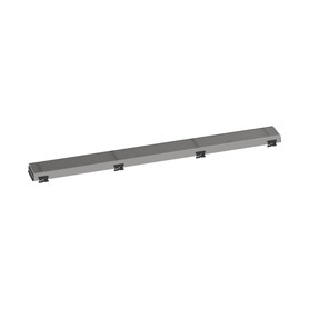 Raindrain Match Boardwalk Trim Boardwalk 31 1/2" With Height Adjustable Frame In Brushed Stainless Steel