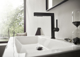 Finoris Single-Hole Faucet 230 With 2-Spray Pull-Out, 1.2 Gpm in Matte Black