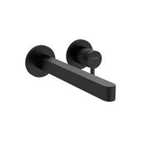Finoris Wall-Mounted Single-Handle Faucet Trim, 1.2 Gpm in Matte Black