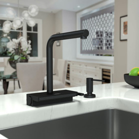 Aquno Select Kitchen Faucet, 2-Spray Pull-Out, 1.75 Gpm in Matte Black