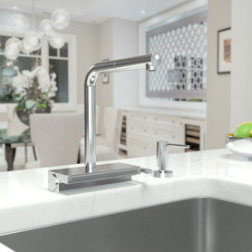Aquno Select Kitchen Faucet, 2-Spray Pull-Out, 1.75 Gpm in Chrome