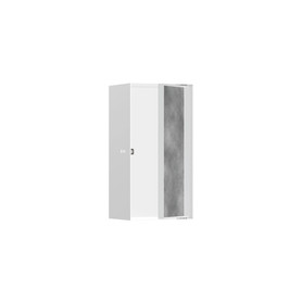 Xtrastoris Rock Wall Niche With Tileable Door 12"X 6"X 5.5" in Matte White