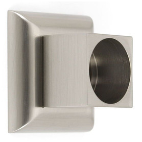 Modern Shower Rod Brackets 2-3/8-in in Satin Nickel