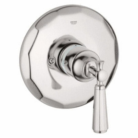 Pressure Balance Valve Trim with Lever Handle in Brushed Nickel