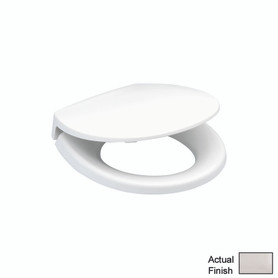 Round Closed-Front Toilet Seat and Lid in Colonial White