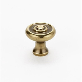 Knob Traditional 3/4-in in Polished Antique