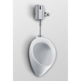 .5 GPF 3/4" Top Spud Wall Mounted Urinal with Electronic in Cotton