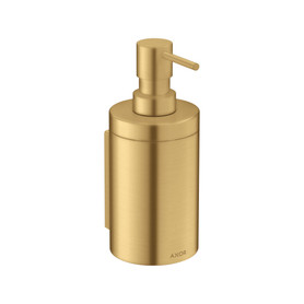Universal Circular Soap Dispenser in Brushed Gold Optic