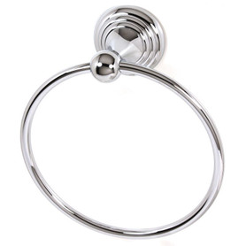 Towel Ring Traditional 7-in in Polished Chrome