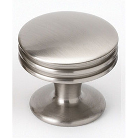A930-18-SN Knob Transitional 1-1/8-in in Satin Nickel