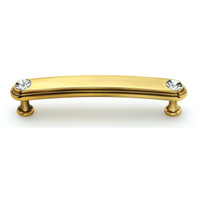 Crystal C211-4-PA Pull Traditional in Polished Antique
