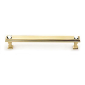 Crystal C213-6-PB Pull Traditional in Polished Brass