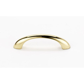 Alno C855 Series C855-35-PB Modern Pull in Polished Brass