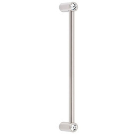 Contemporary Crystal CD715-8-SN Appliance Pull Modern in Satin Nickel