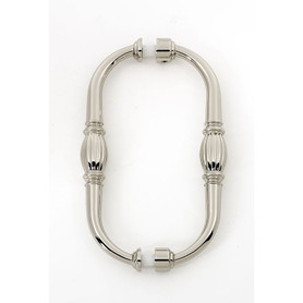 Alno Tuscany G234-6-PN Back-to-Back Pull Traditional in Polished Nickel
