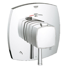 Dual Function Thermostatic Trimset with Control Module in Chrome
