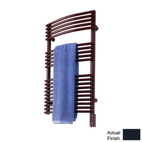 Hydronic Towel Radiator 34-in H x 20-in W Gray Blue