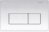 Dual-Flush Actuator Plate from the Kappa 50 Series in Alpine White