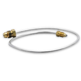 Residential Pilot Tube Kit 0in of 1/8in aluminum tubing with compression fittings.