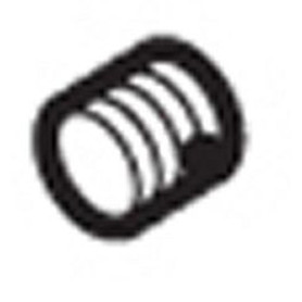 Commercial 104449 Vandal-Resistant Screws With O-Ring & Key For Flush Valve (12/Bag)
