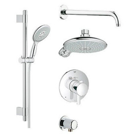 Thermostatic Rapido Bath/Shower Trimset in Chrome