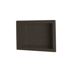 4.125-in D x 7.5-in W x 10.75-in H Solid Surface Soap Dish in Canyon
