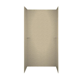 36-in D x 48-in W x 72-in H Solid Surface Shower Wall Surround in Prairie
