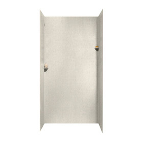 36-in D x 48-in W x 96-in H Solid Surface Shower Wall Surround in Tahiti Matrix
