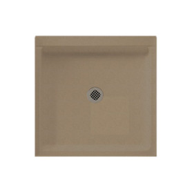 36.375-in D x 36.188-in W x 5.5-in H Solid Surface Shower Base in Barley