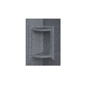 5.75-in D x 5.75-in W x 11-in H Solid Surface Soap Dish in Night Sky